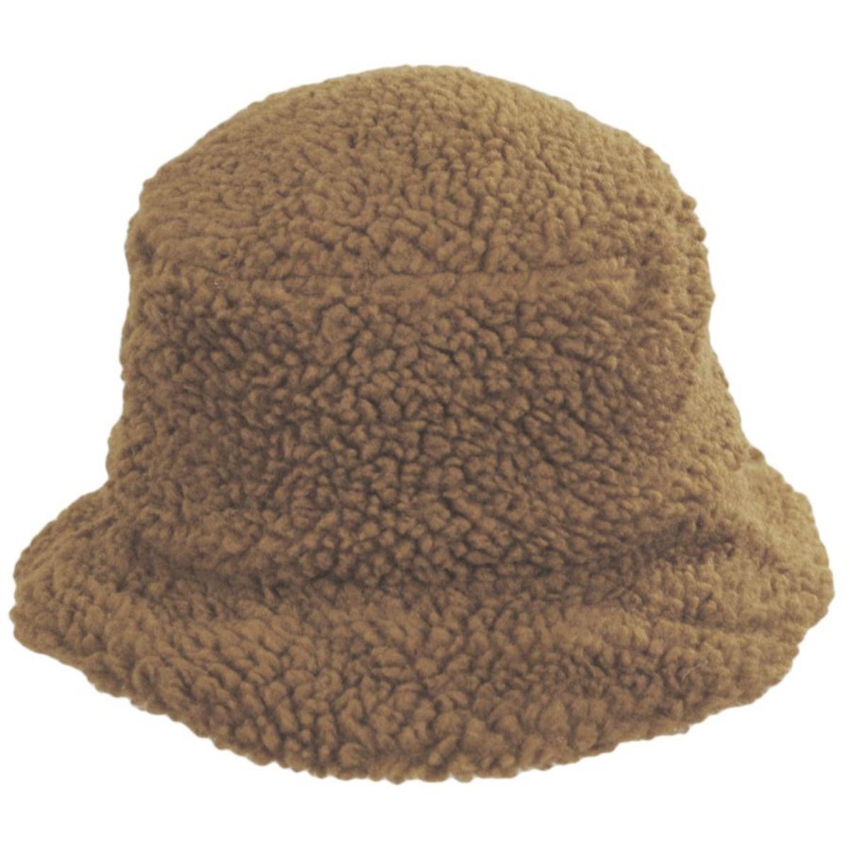 Scala | Kirsten Berber Fleece Bucket Hat | 106431 | front | CAMEL