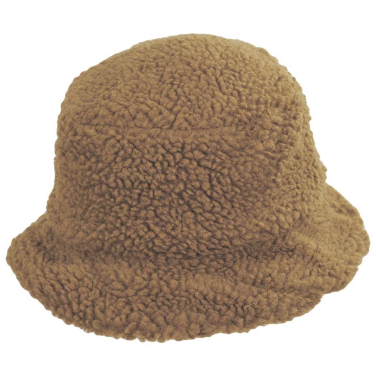 Scala | Kirsten Berber Fleece Bucket Hat | 106431 | lead | CAMEL