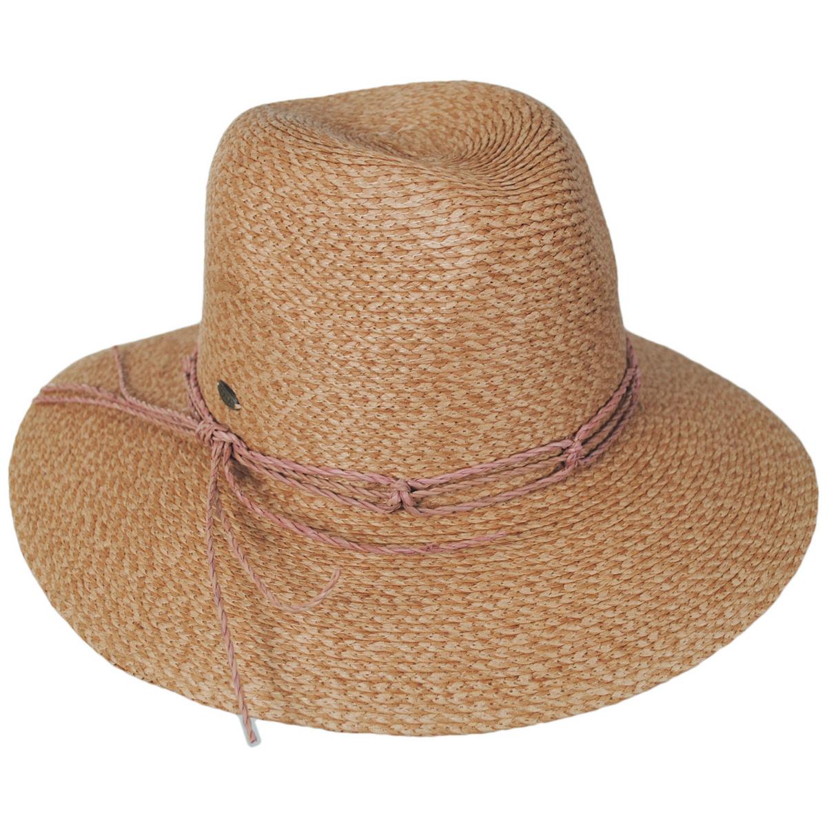 Scala | Llana Toyo Braid Straw Safari Fedora Hat