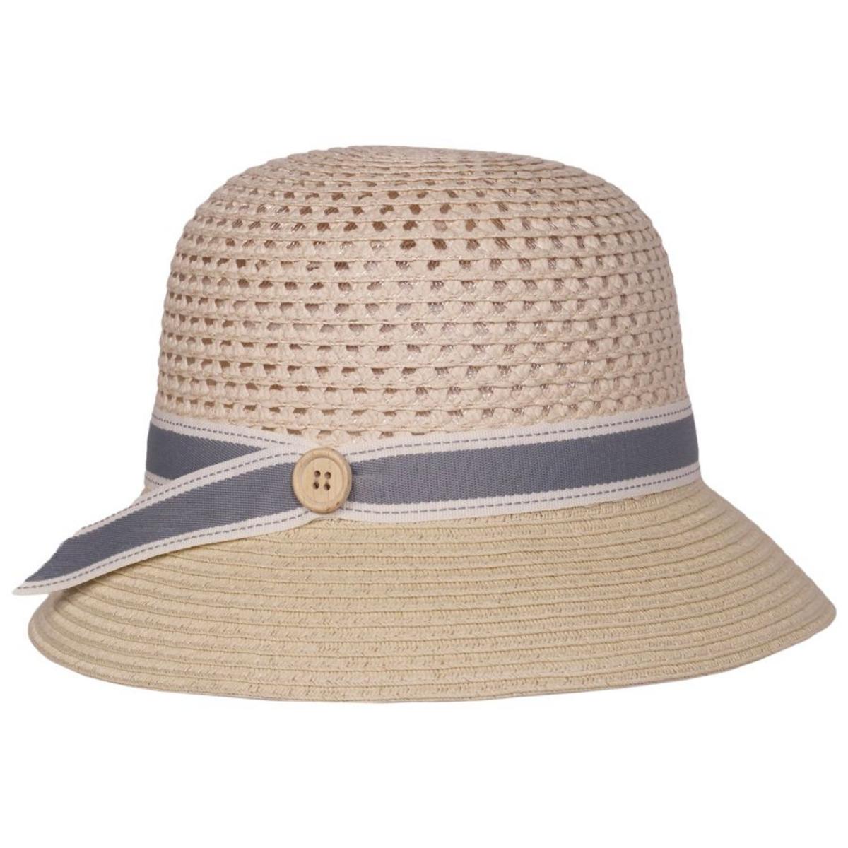 Toucan Collection | Toyo Straw Button Band Cloche Hat - Made to Order