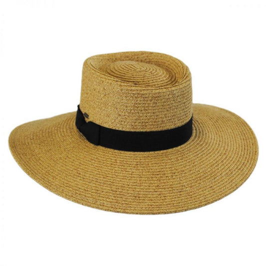 Scala | Toyo Straw Wide Brim Planter Hat | 101489 | lead | TOAST