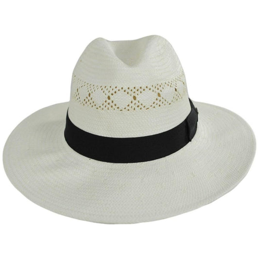 Scala | Beau Toyo Straw Fedora Hat | 126095 | front | IVORY