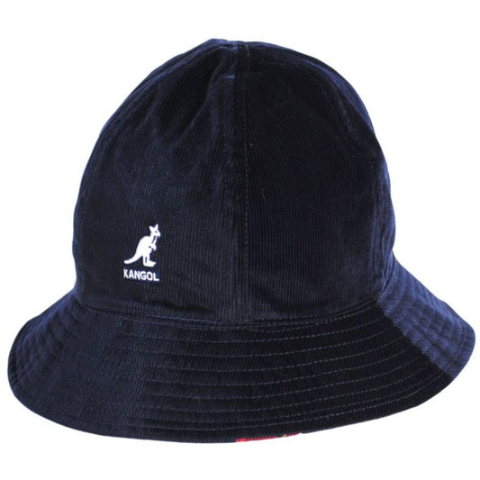 Kangol | Work Leisure Reversible Casual Bucket Hat | 185795 | front | DARK BLUE