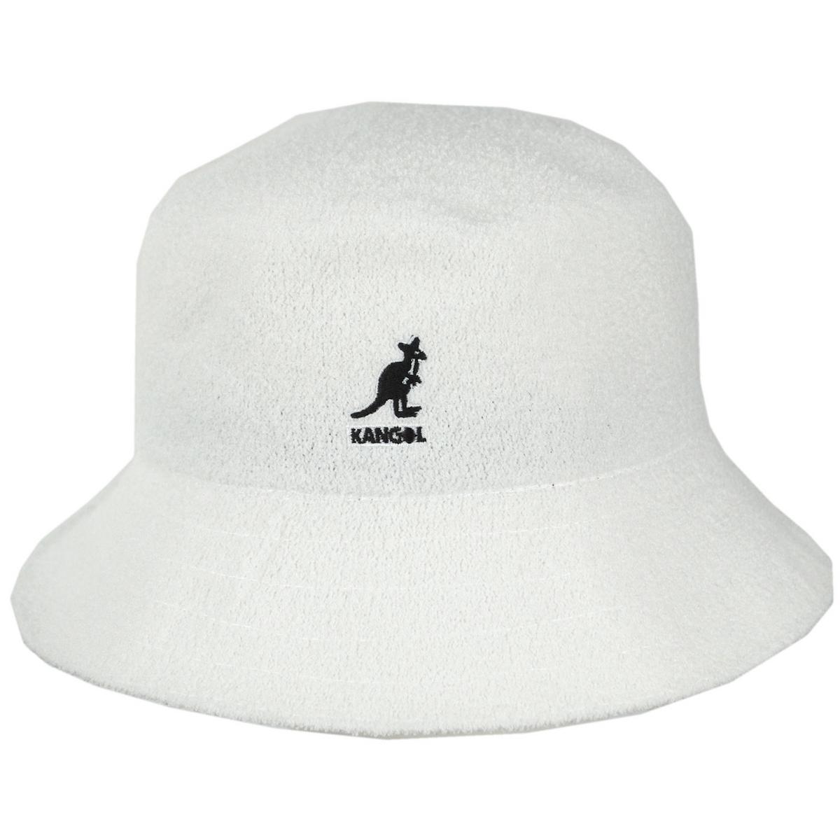 Kangol | Bermuda Bucket Hat | 185716 | front | WHITE