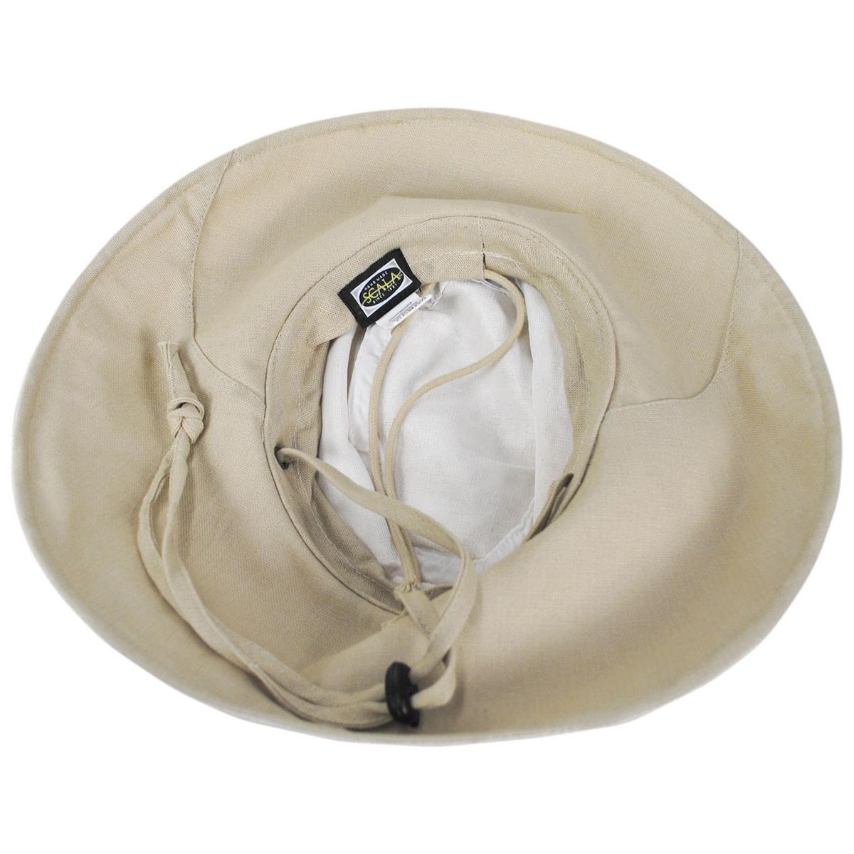 Scala | Simonetta Cotton Trail Hat | 400177 | under | LINEN