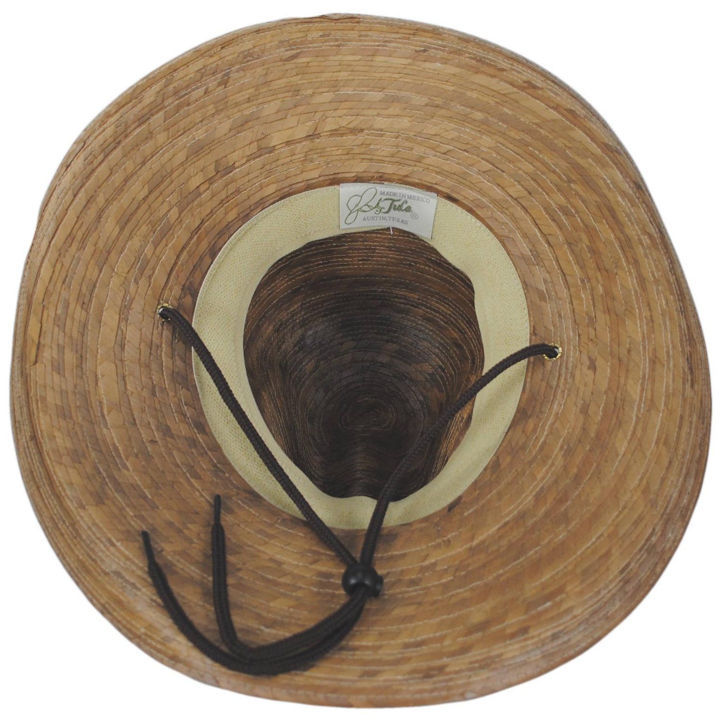 Tula Hats | Pecos Palm Straw Gus Western Hat | 128294 | under | TAN