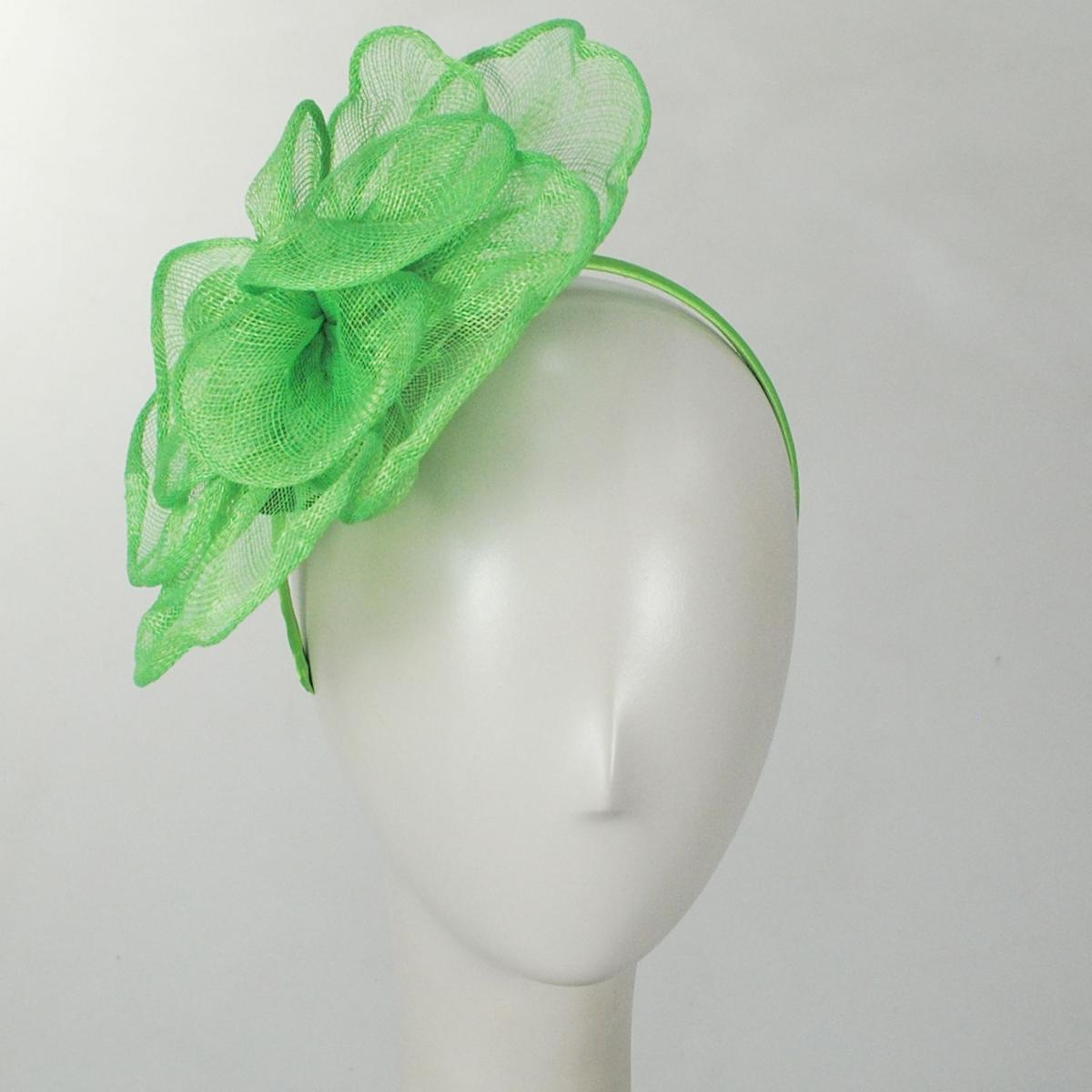 Rosa Sinamay Straw Fascinator Hat