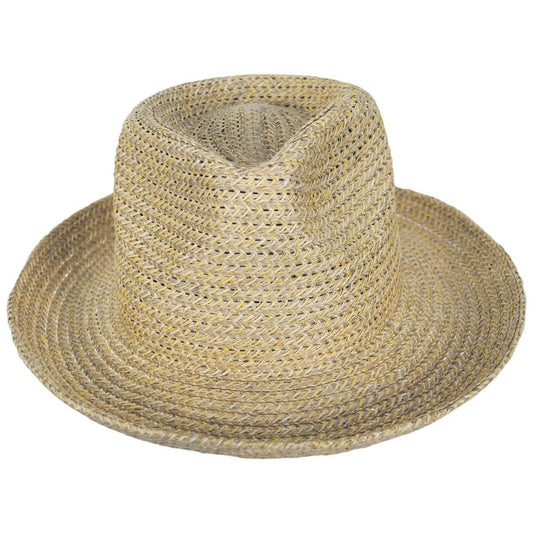 Bailey 1922 | Edon Toyo Straw Fedora Hat | 127929 | front | NATURAL