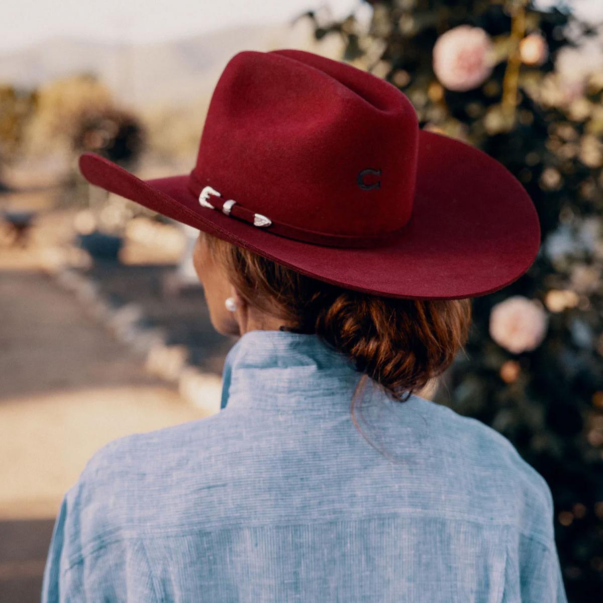 Charlie 1 Horse | The Cowgirl Wool Felt Western Hat | 124985 | lsfone | CRANBERRY