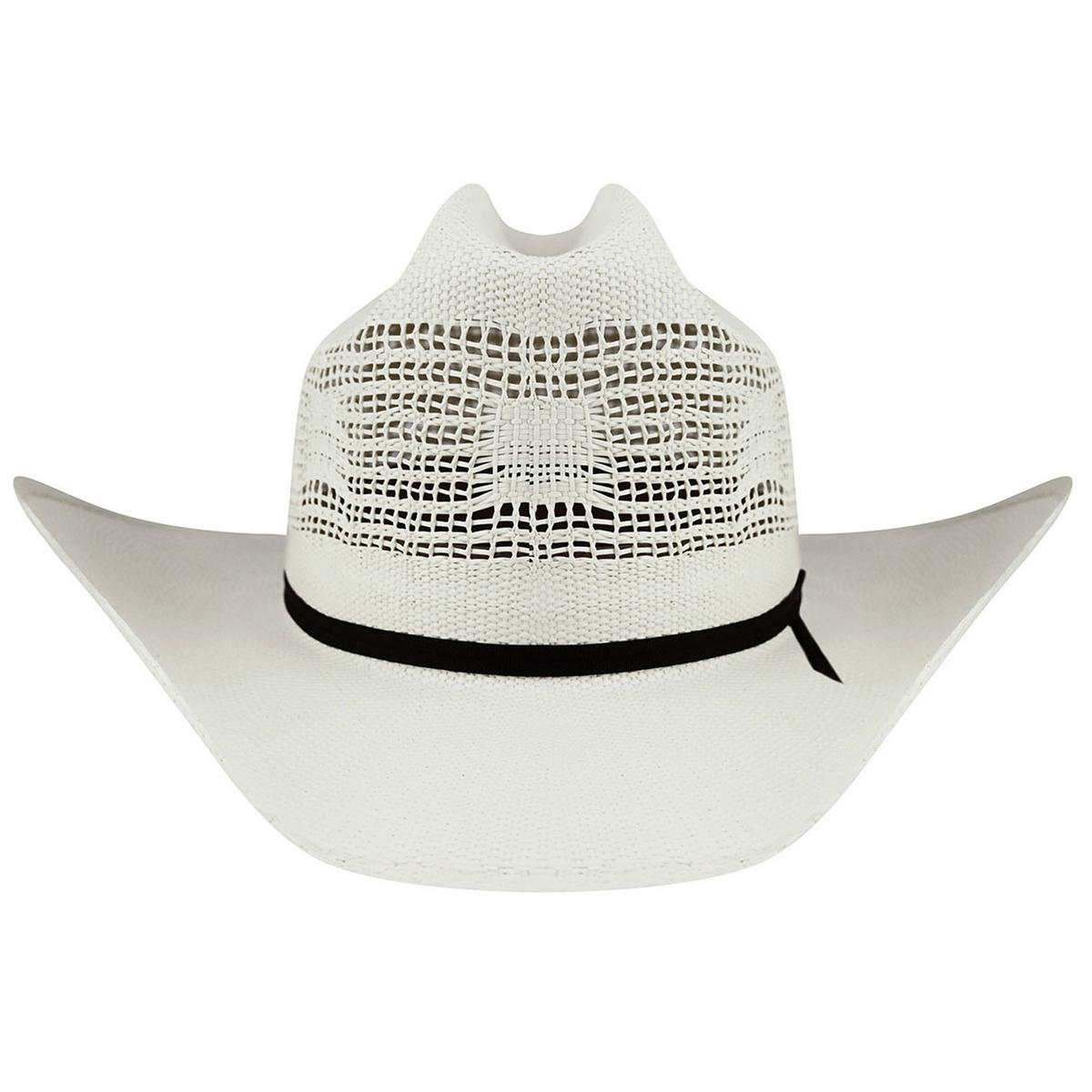 Bailey Western | Desert Breeze Bangora Straw Western Hat | 127921 | front | IVORY