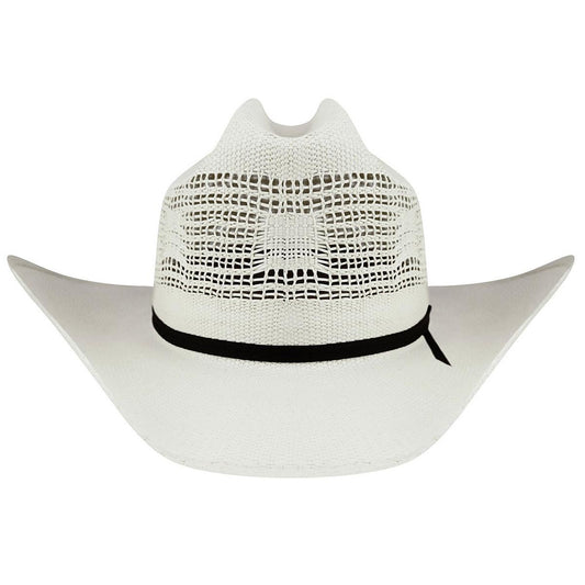 Bailey Western | Desert Breeze Bangora Straw Western Hat | 127921 | front | IVORY