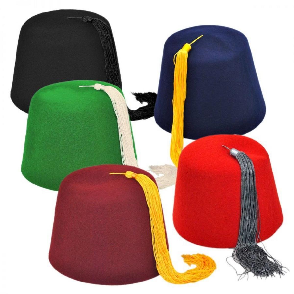 Village Hat Shop | Fez 5 Party Pack | ZPFEZ5PACK | lead | ASSORTED
