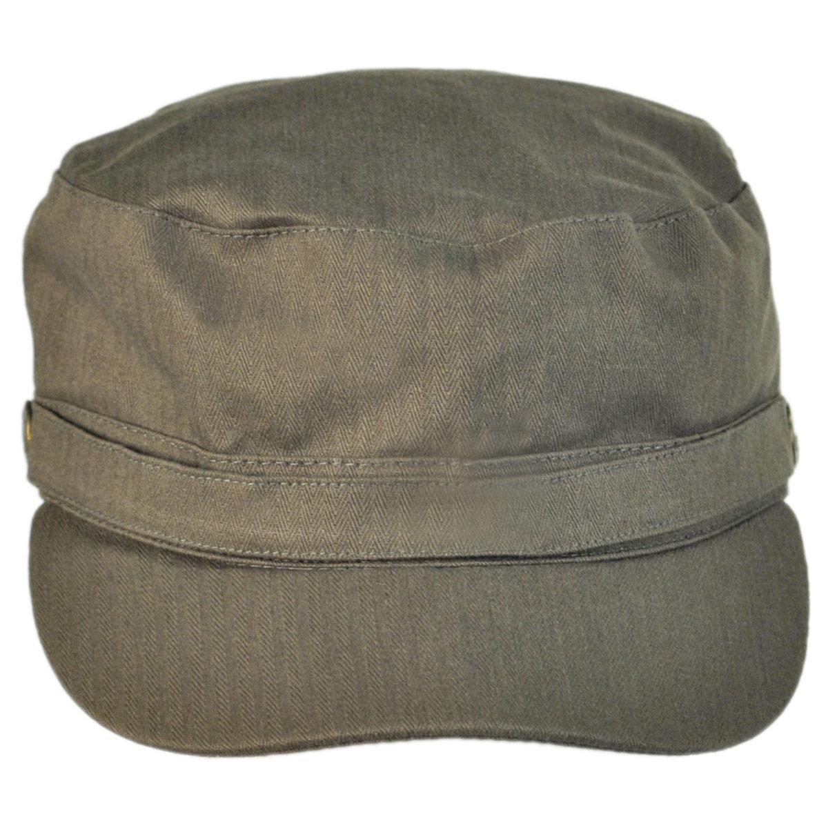 Wholesale Herringbone Cotton Cadet Cap B2B Pre-Pack