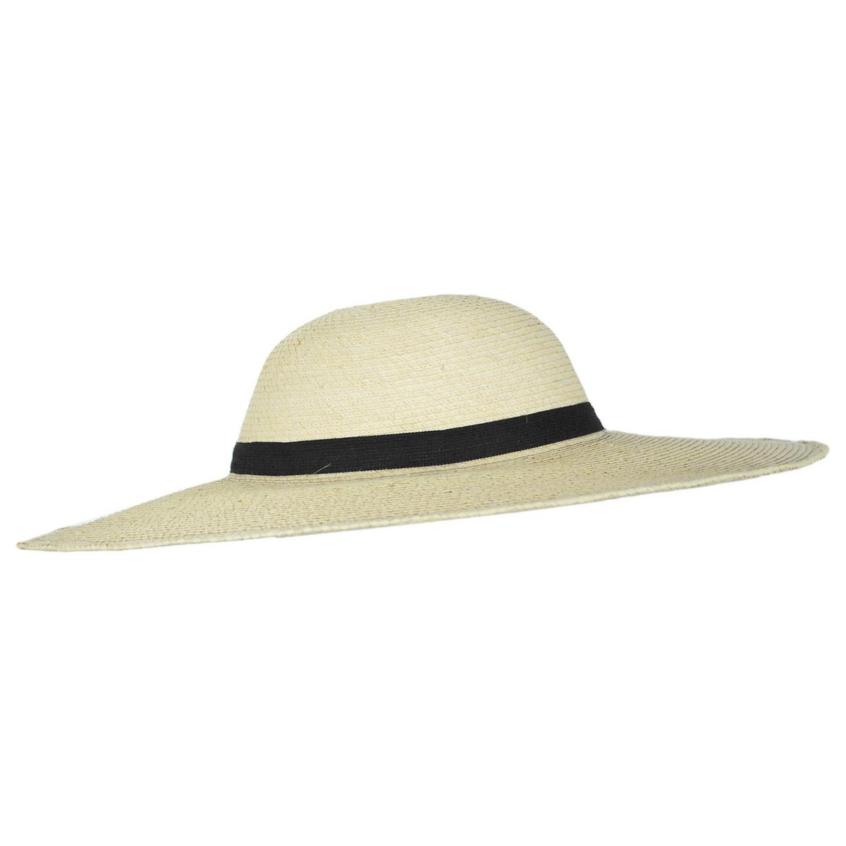 SunBody Hats | Swinger 5-inch Wide Brim Guatemalan Palm Leaf Straw Hat | 102901 | profile | NATURAL