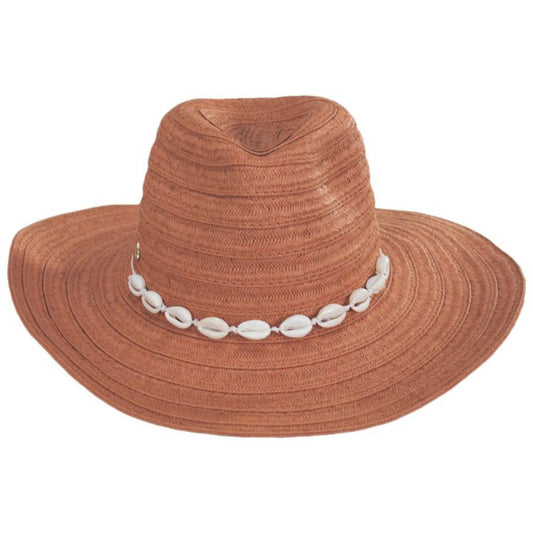 Cappelli | Violet Toyo Straw Western Hat | 101277 | front | TERRACOTTA