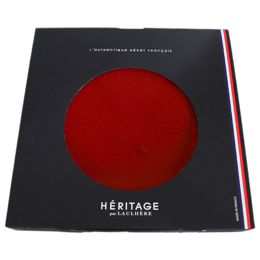 Heritage par Laulhere | Authentique Classic Wool Beret | 151058 | front | PASSION