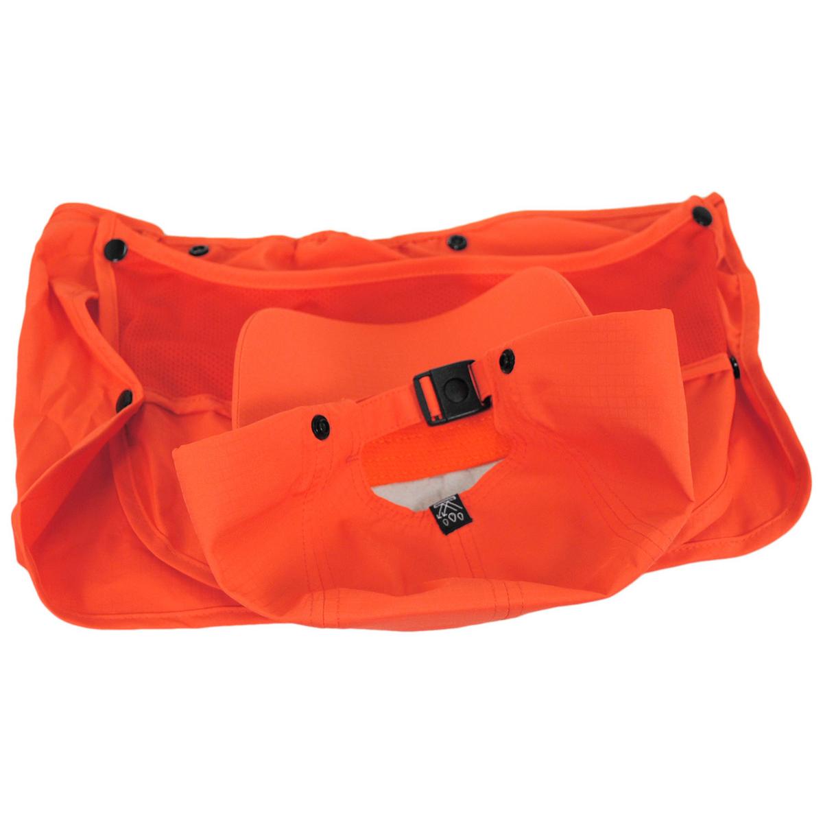 Kangol | Multi-Utility Neck-Flap Mask Strapback Baseball Cap | 201136 | under | ORANGE