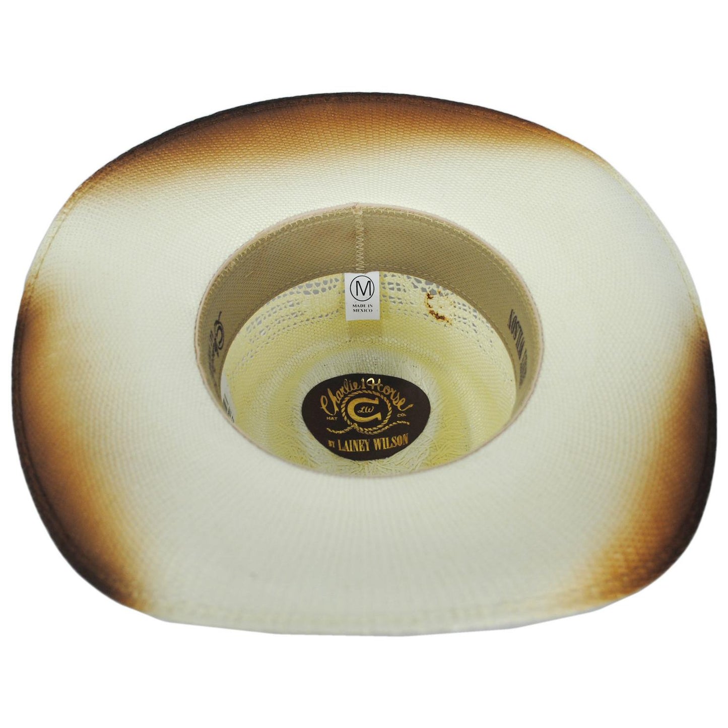 Charlie 1 Horse | Lainey Wilson Good Horses Bangora Straw Western Hat | 124958 | under | SWEATED