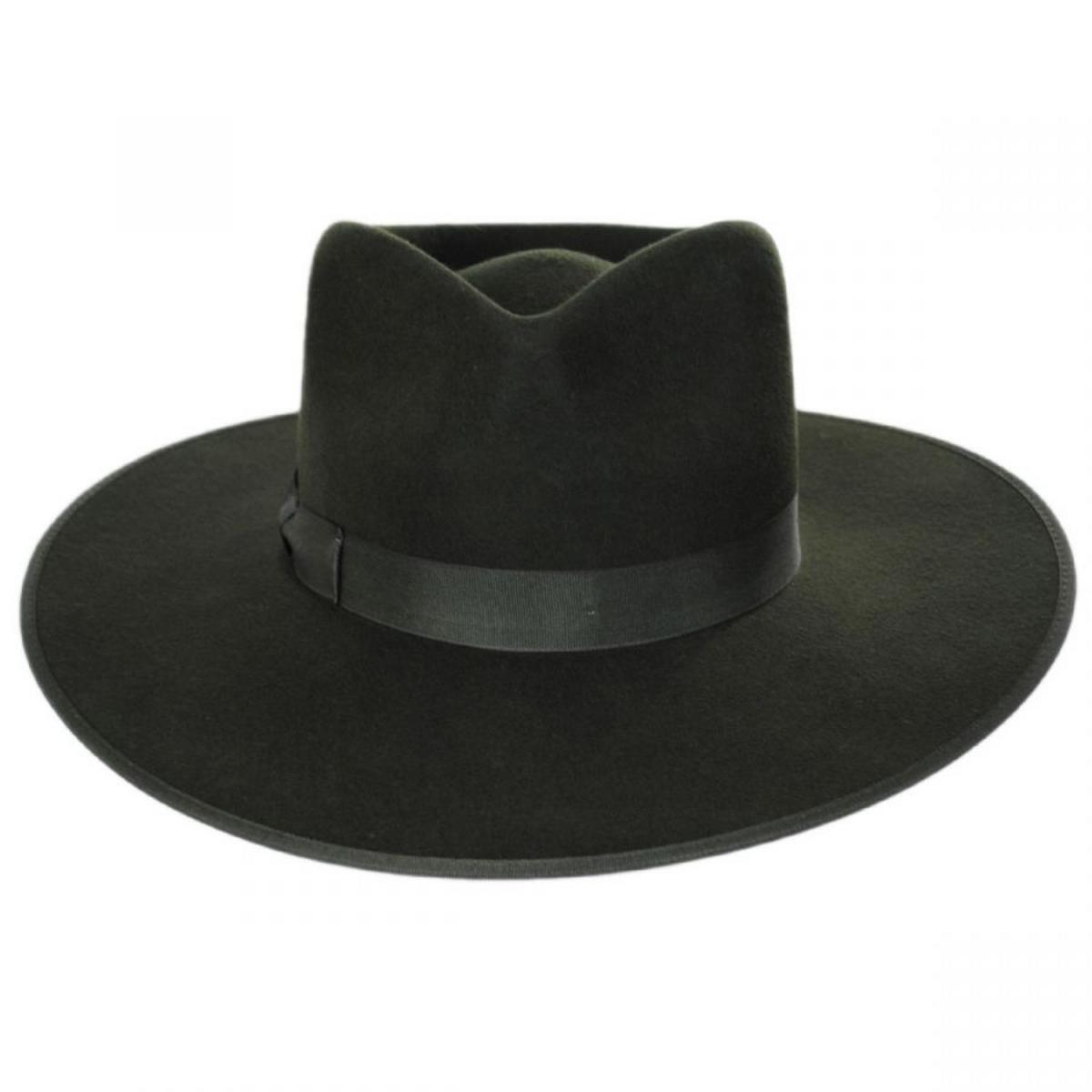 Lack of Color | Wool Felt Rancher Fedora Hat | 124303 | front | FOREST