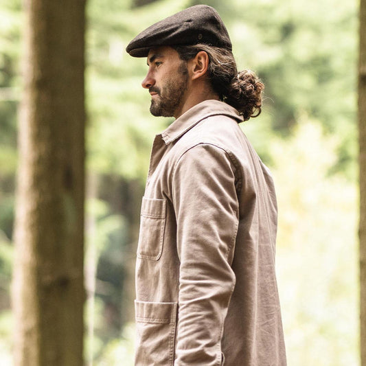 Jaxon Hats | Troubadour Tweed Wool Blend Ivy Cap | 167567 | lsmone | BROWN