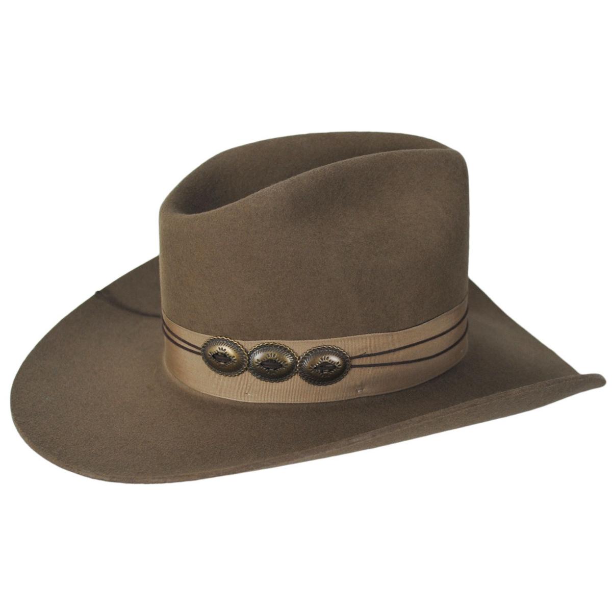 Stetson | Enigma Wool Felt Western Hat | 130745 | profile | PECAN