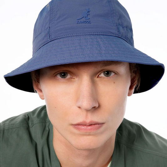 Kangol | Park Life Nylon Casual Bucket Hat | 185825 | lsmone | DARK DENIM BLUE