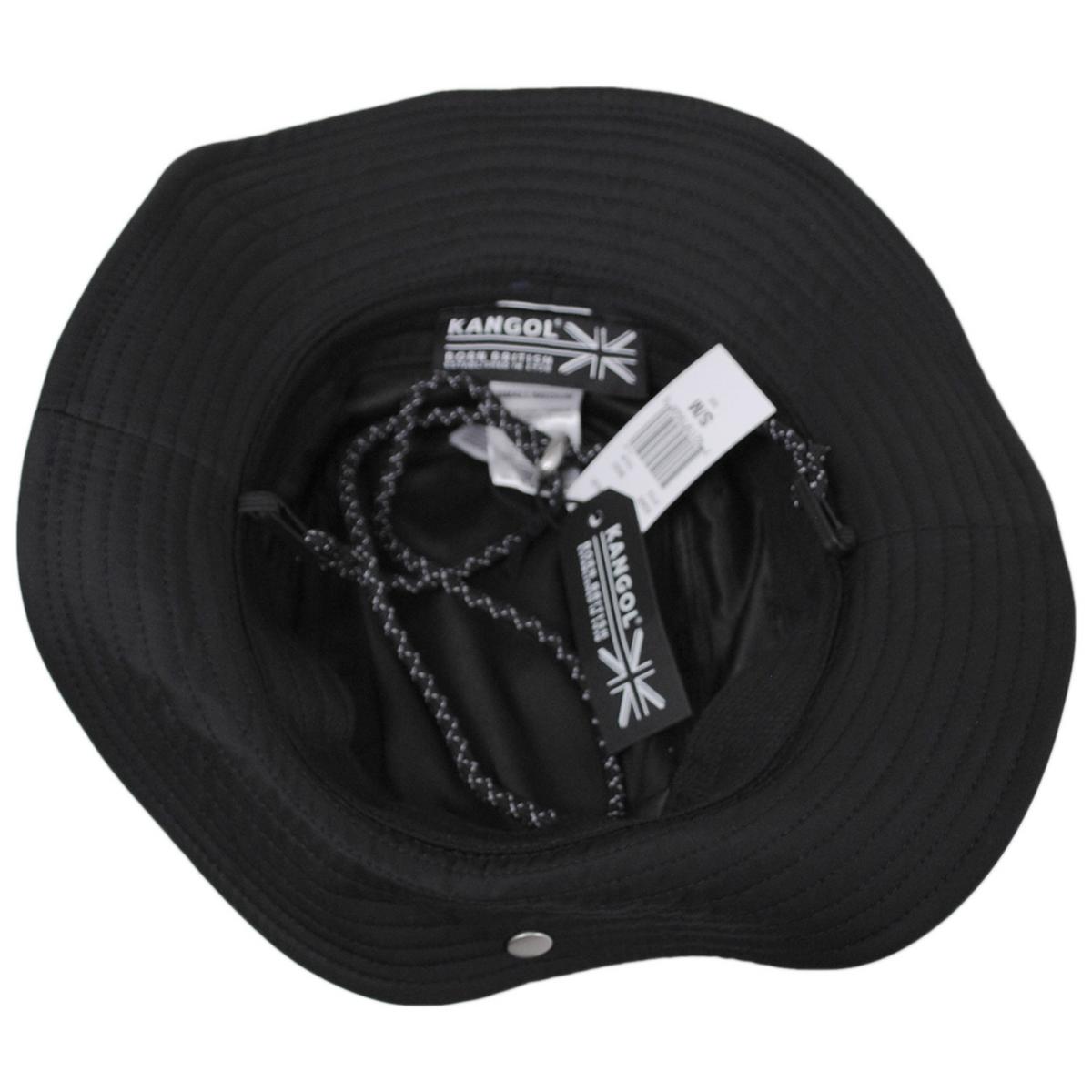 Kangol | Easy Carry Cotton Blend Fisherman Booney Hat | 185815 | under | BLACK