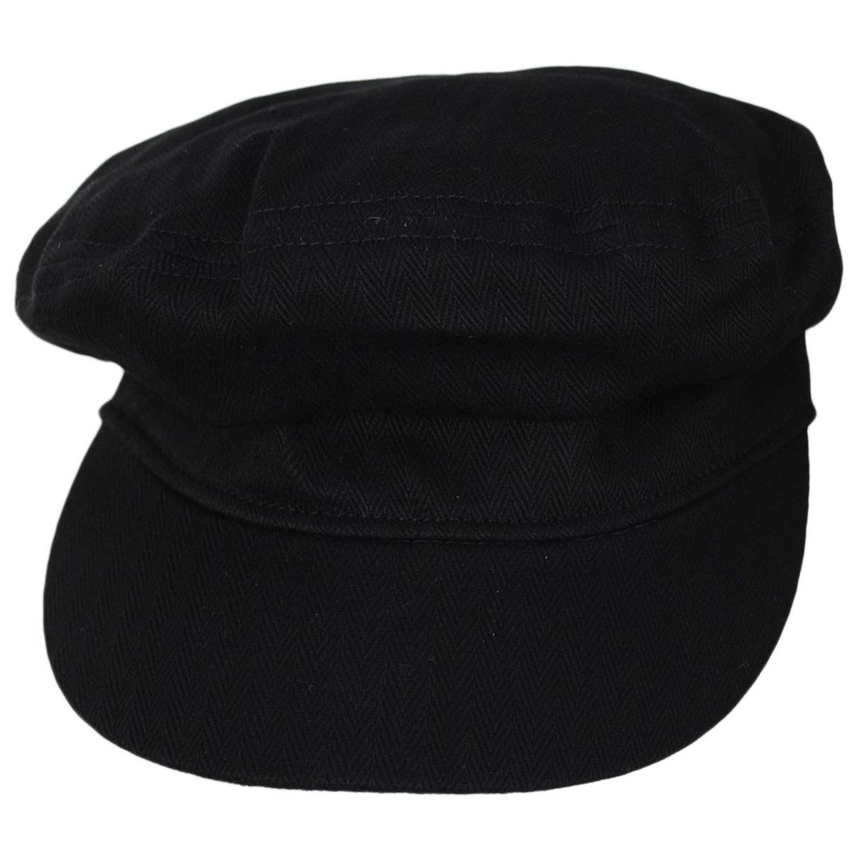 BRIXTON HATS | Baby Cotton Fiddler Cap | 510217 | front | BLACK