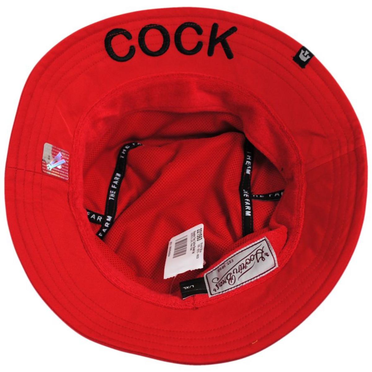 Goorin Bros | Rooster Flex Bucket Hat | 187513 | under | RED