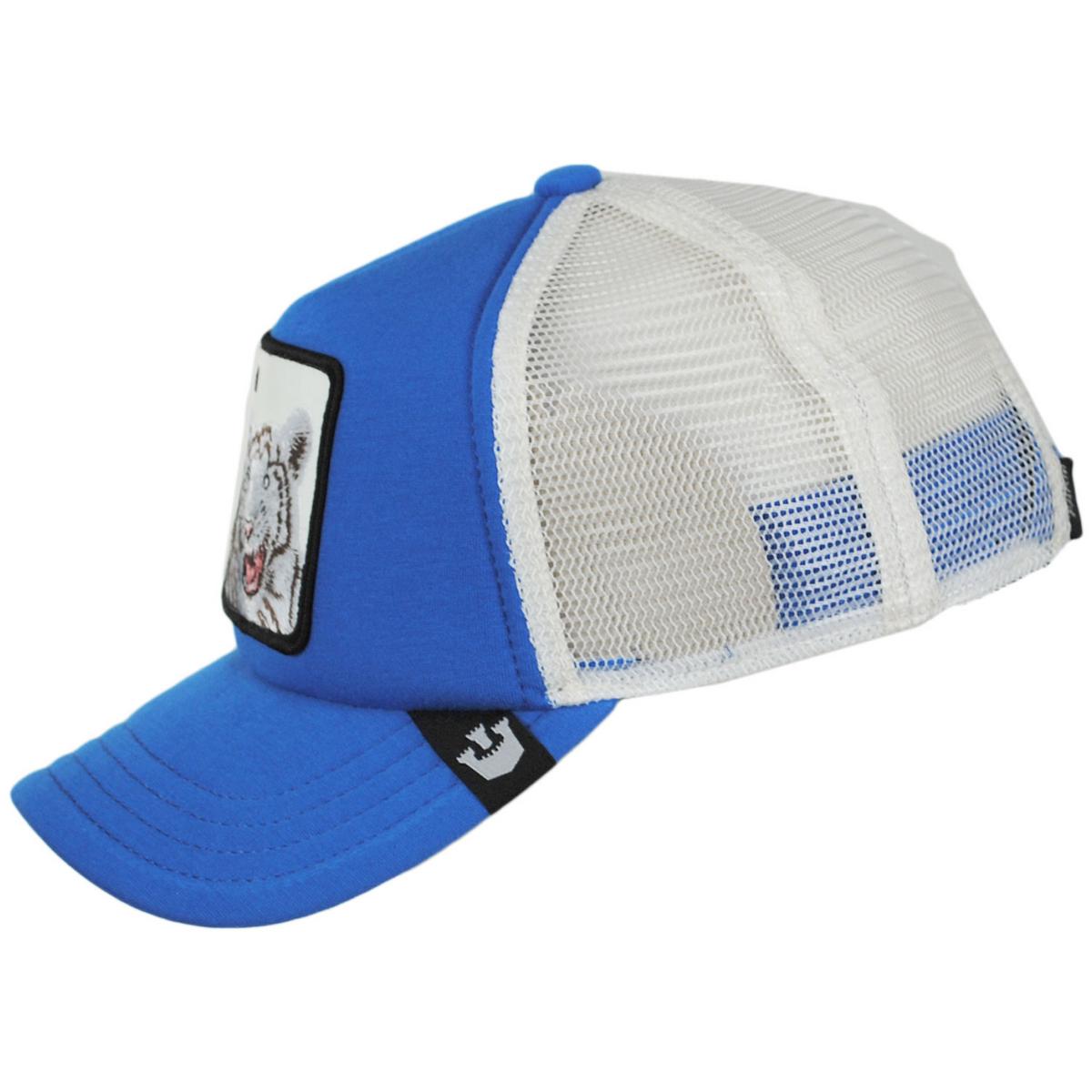 Goorin Bros | Kid's Wild Stripes Trucker Snapback Baseball Cap | 508920 | profile | BLUE
