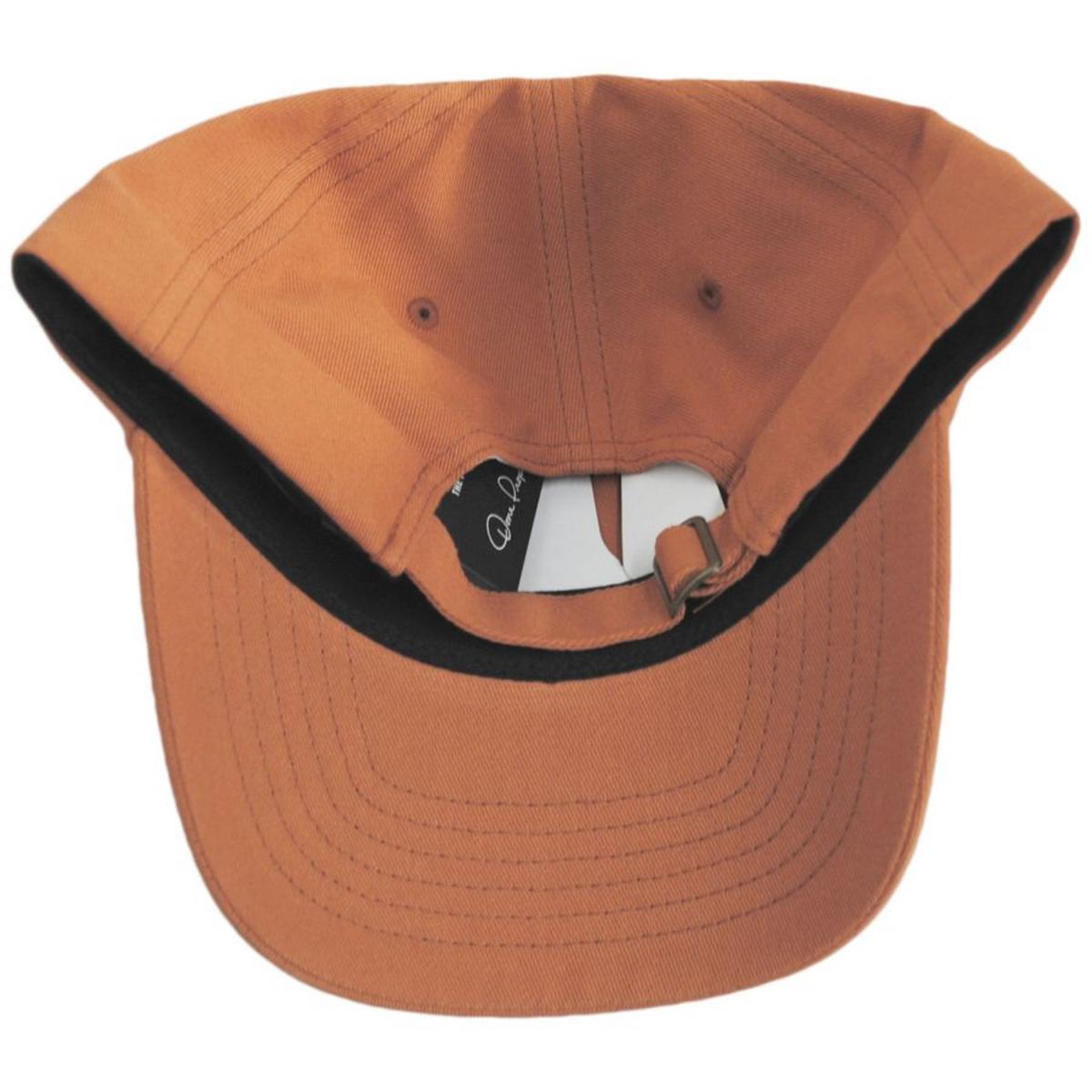 BRIXTON HATS | Alpha LP Strapback Baseball Cap - Paradise Orange & Pine Needle | 201796PP | under | PARADISE ORANGE