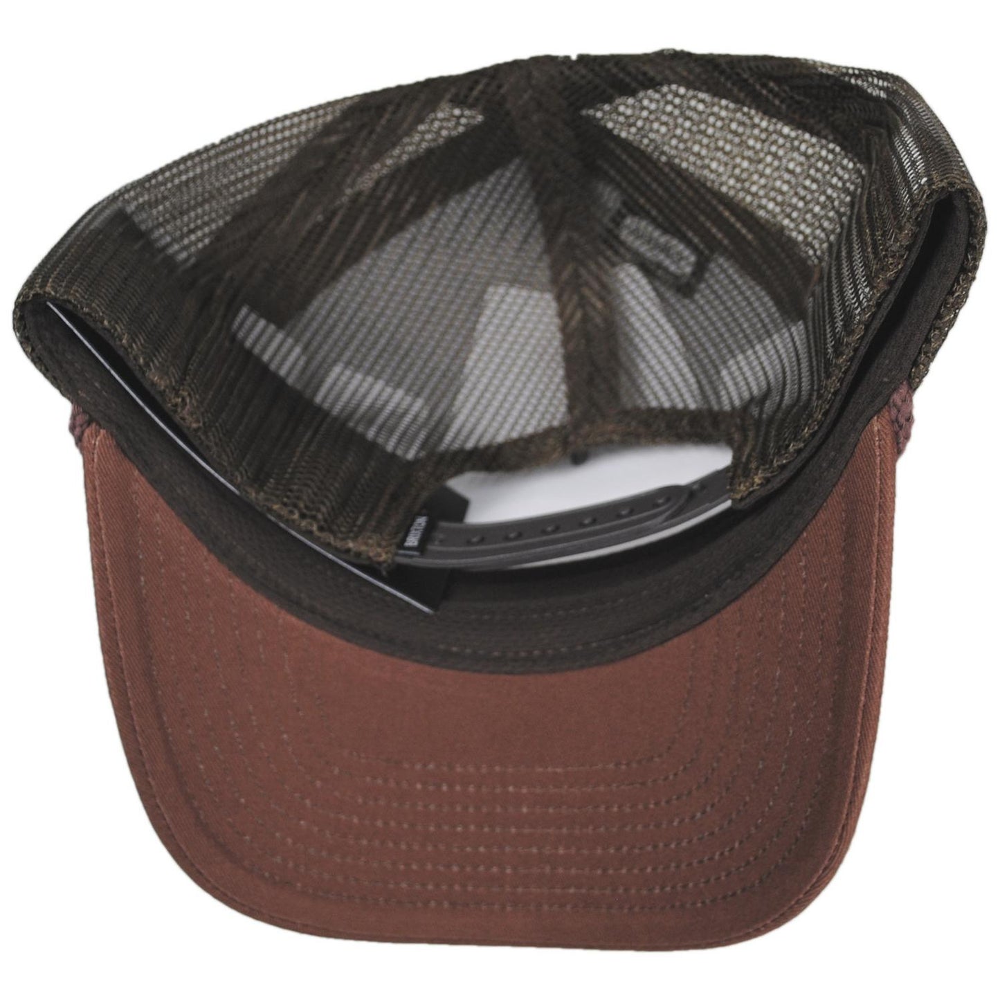 BRIXTON HATS | Beekman NetPlus Mesh Trucker Snapback Baseball Cap | 201899 | under | BROWN/BROWN