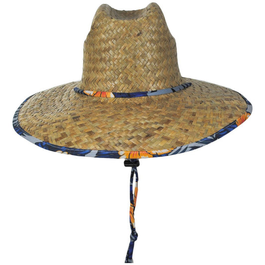 Peter Grimm | Kenny Hibiscus Straw Lifeguard Hat | 127213 | front | NATURAL