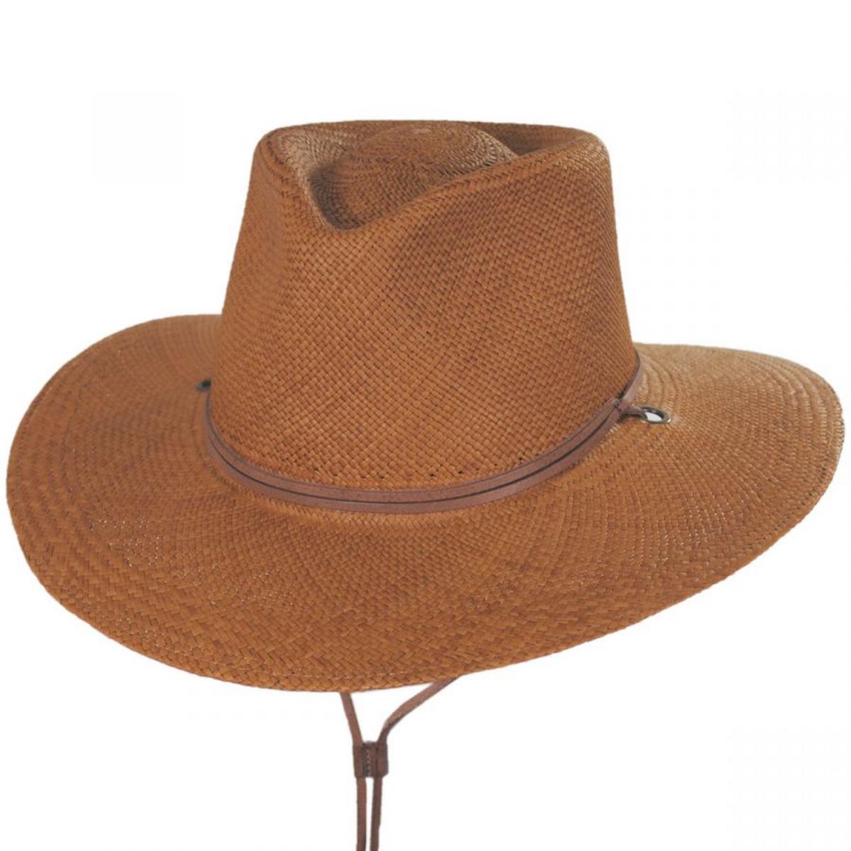 Bigalli | Kalahari Panama Straw Outback Hat | 104705 | lead | PUTTY