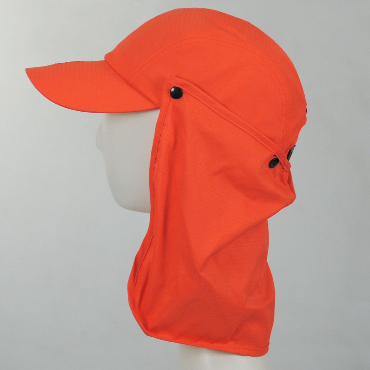 Kangol | Multi-Utility Neck-Flap Mask Strapback Baseball Cap | 201136 | profile | ORANGE