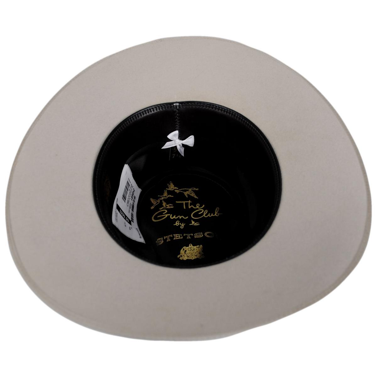 Stetson | Gun Club Dune 5X Fur Felt Western Hat | 130613 | under | SILVERBELLY