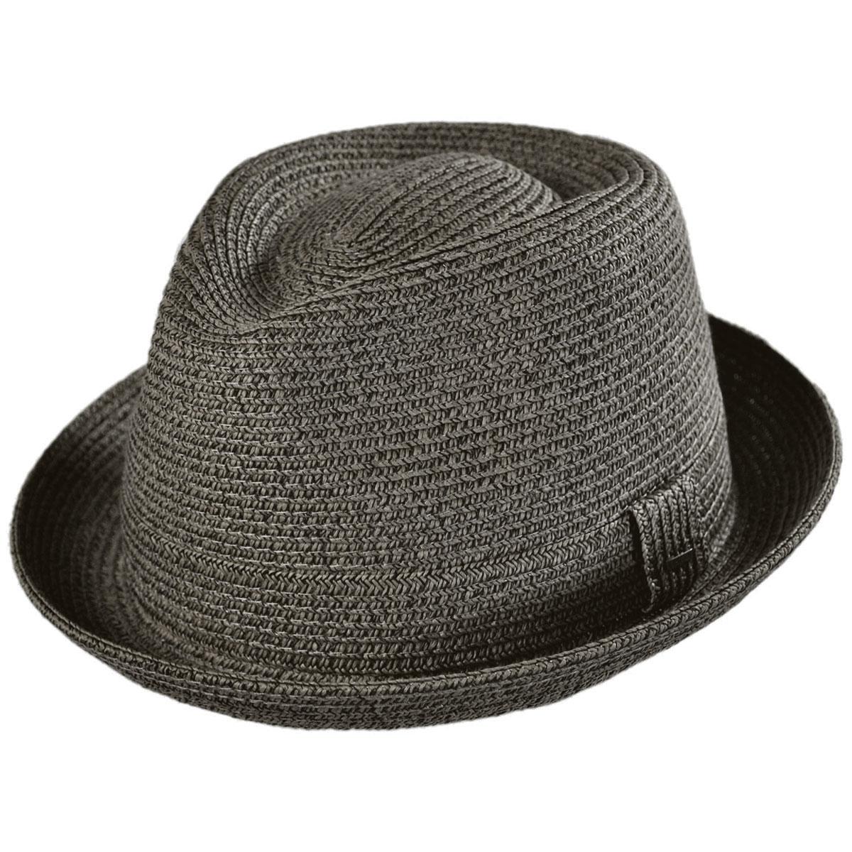 Bailey 1922 | Billy Braided Toyo Straw Fedora Hat - Gravel | 127843GRVL | lead | GRAVEL