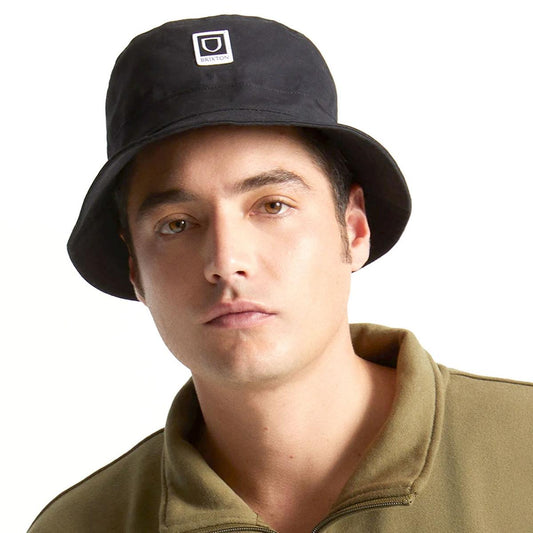 BRIXTON HATS | Beta Cotton Packable Bucket Hat - Standard Colors | 185525 | lsmone | BLACK