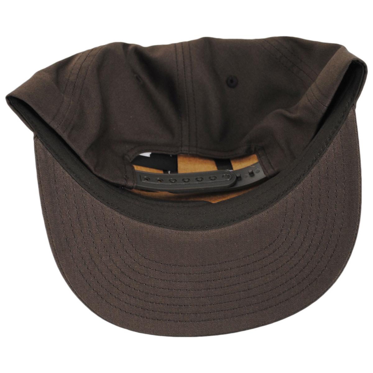 BRIXTON HATS | Coleson HP Snapback Baseball Cap | 201853 | under | BROWN