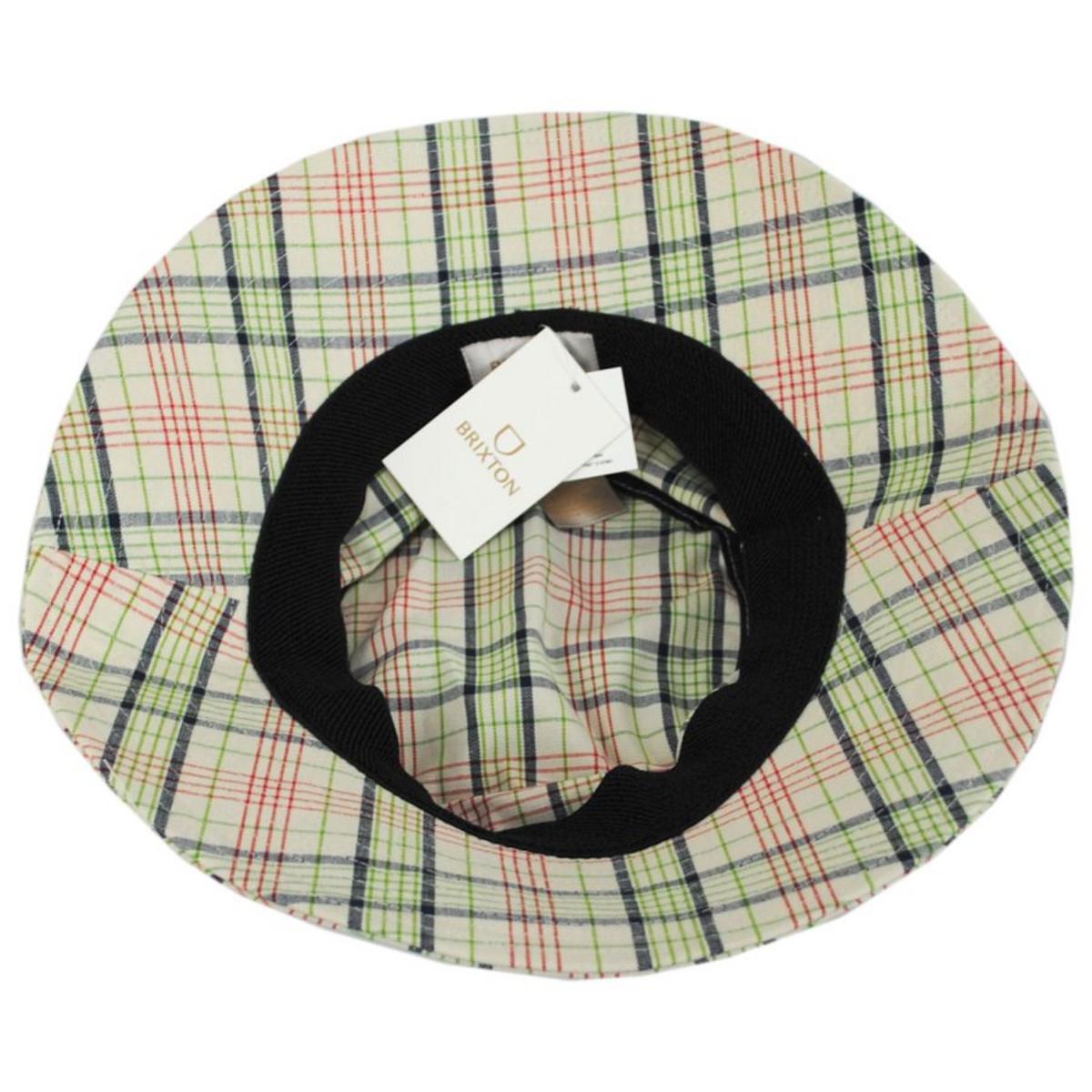 Petra Plaid Cotton Packable Bucket Hat