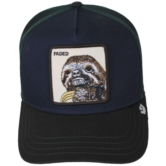 Goorin Bros | Faded Sloth Mesh Trucker Snapback Baseball Cap | 200659 | front | MULTI COLOR