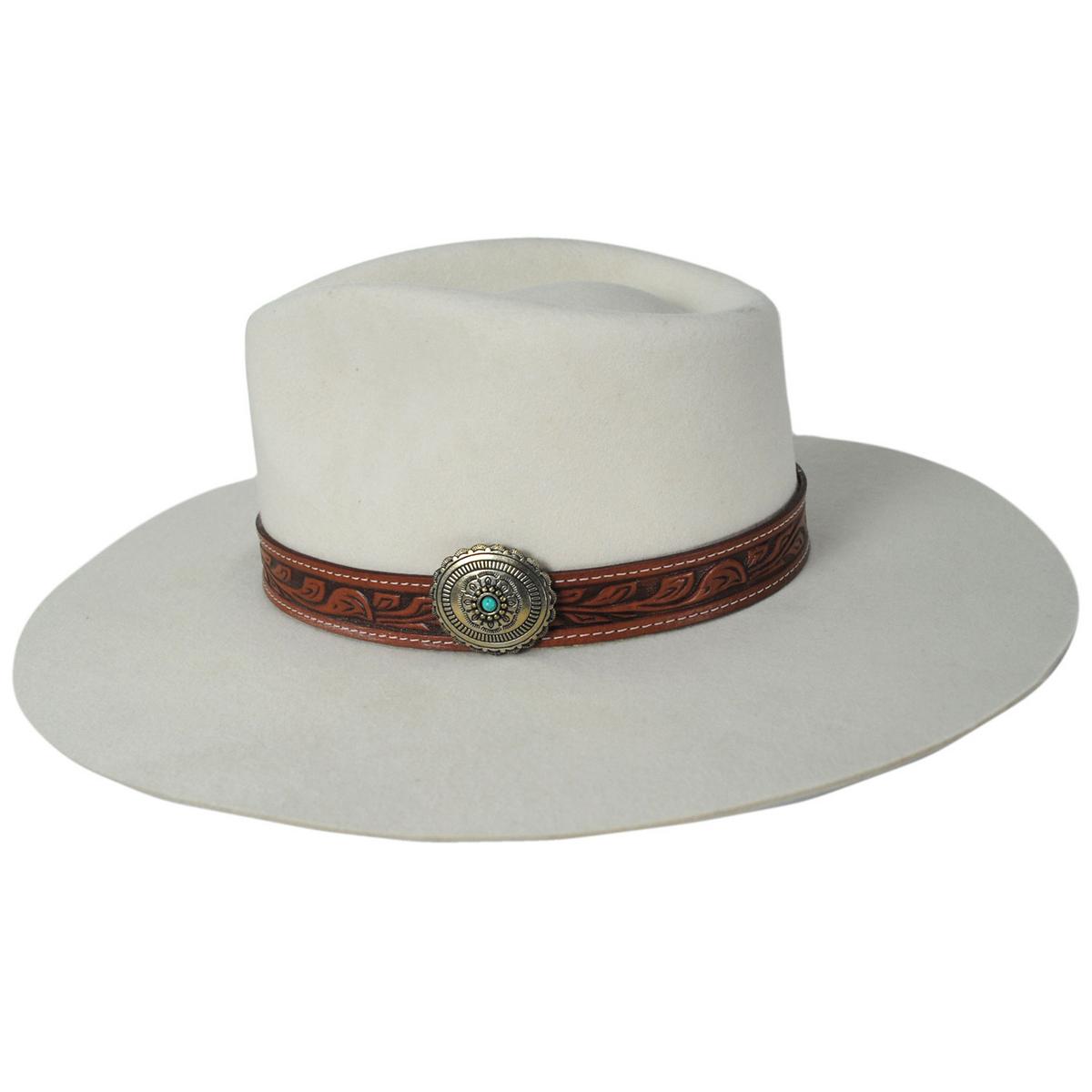 Charlie 1 Horse | White Sands Wool Felt Rancher Fedora Hat | 124972 | profile | IVORY