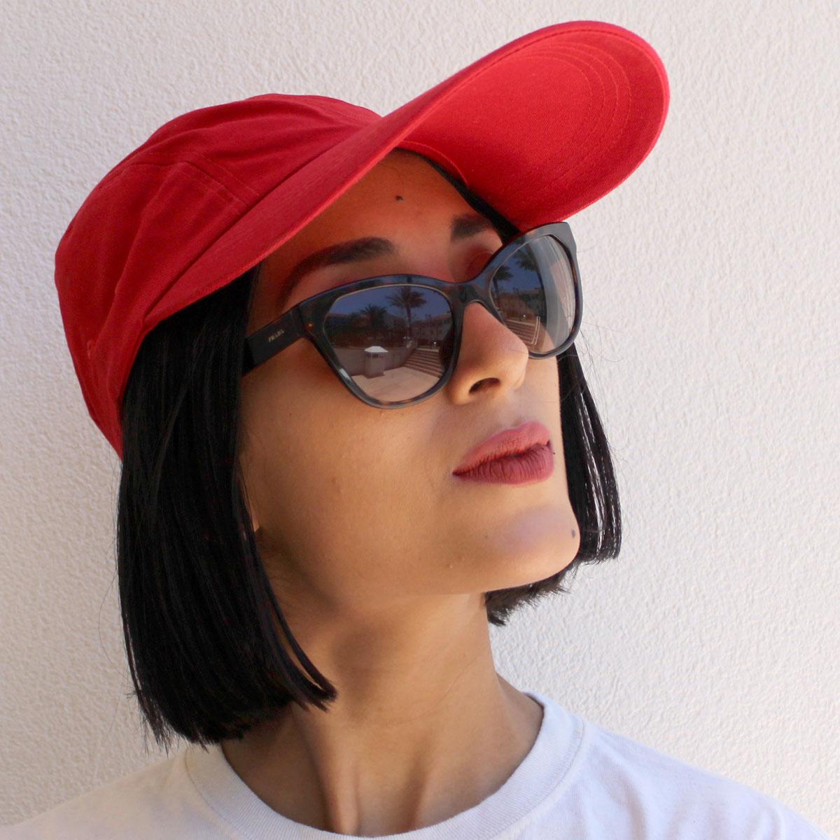 Village Hat Shop | VHS Long Bill Adjustable Baseball Cap | 222440 | lsfone | RED