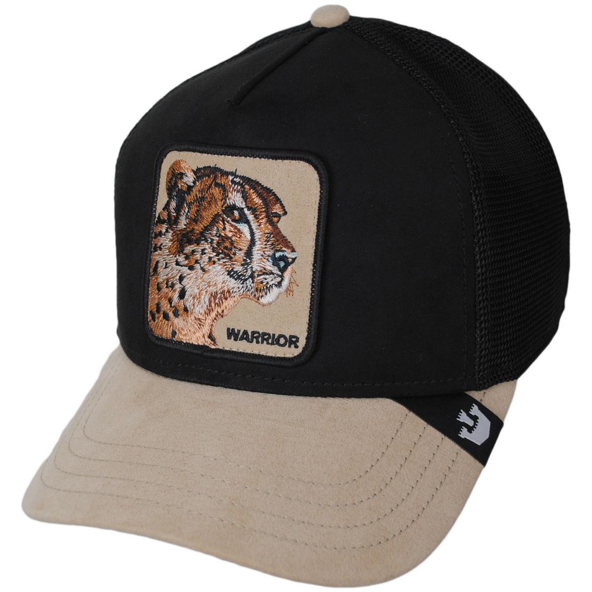 Goorin Bros | Warrior Suede Mesh Trucker Snapback Baseball Cap | 200720 | lead | BLACK