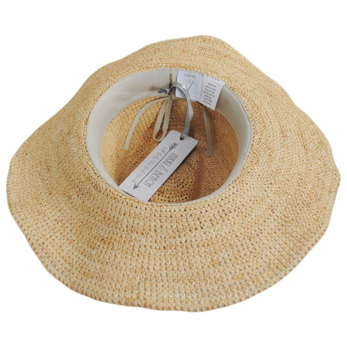 Lainey Raffia Crochet Western Hat