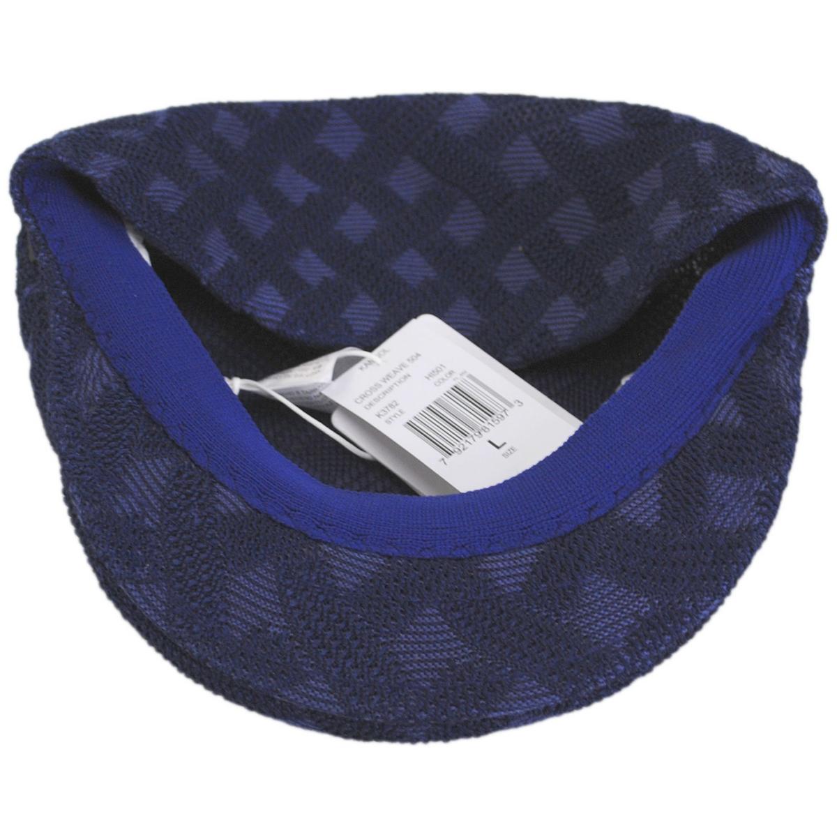 Kangol | Cross Weave 504 Ivy Cap | 160838 | under | HAZY INDIGO