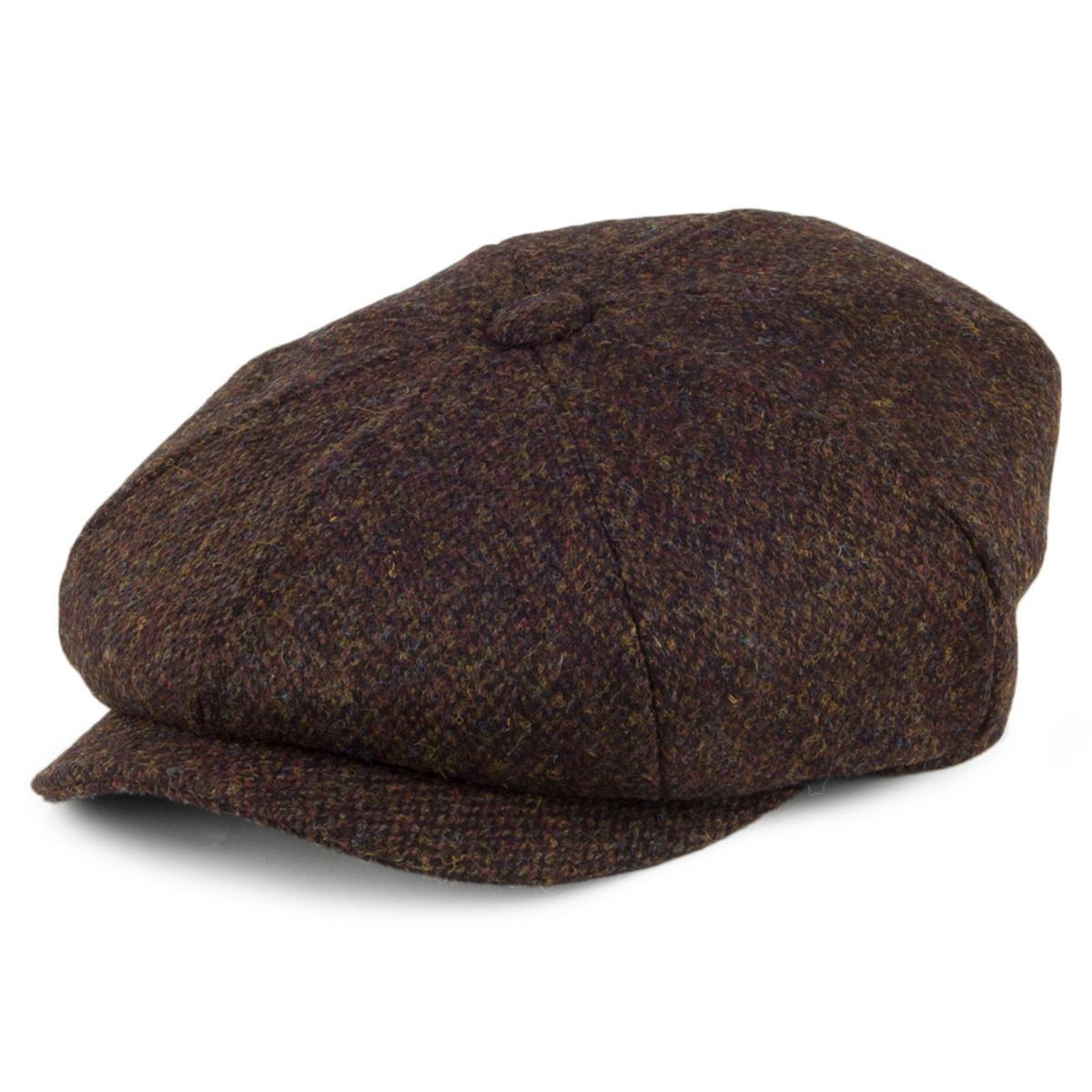 Jaxon & James | Wholesale Arnol Harris Tweed Wool Newsboy Cap B2B Pre-Pack