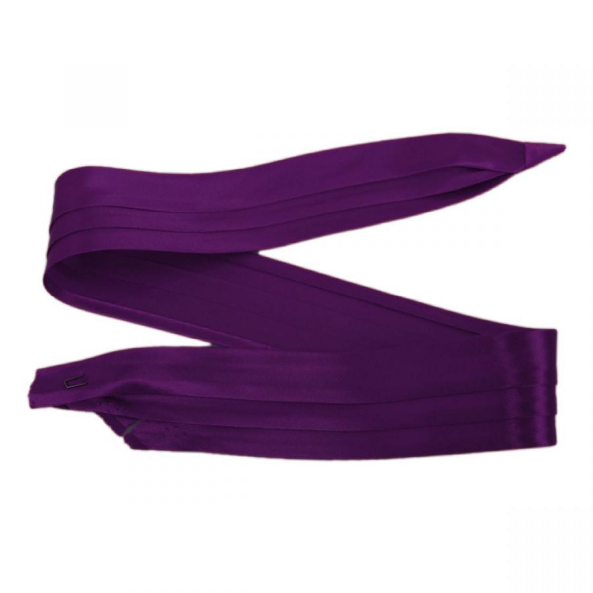 Capas Headwear | 3-Pleat Satin Puggaree Hat Band | 602013 | lead | PURPLE
