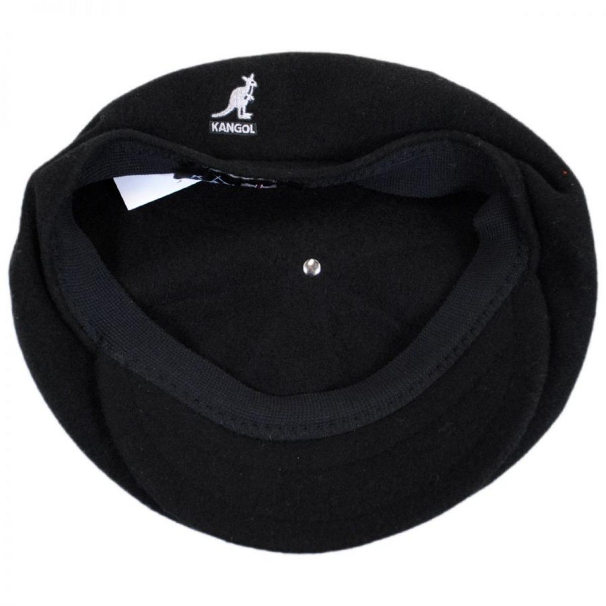Kangol | Hawker Wool Newsboy Cap | 160943 | under | BLACK