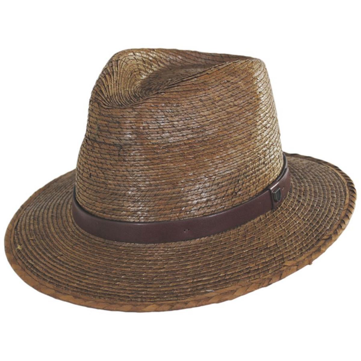 brixton messer fedora tobacco have addition to your wardrobe Messer Straw Fedora - Toffee